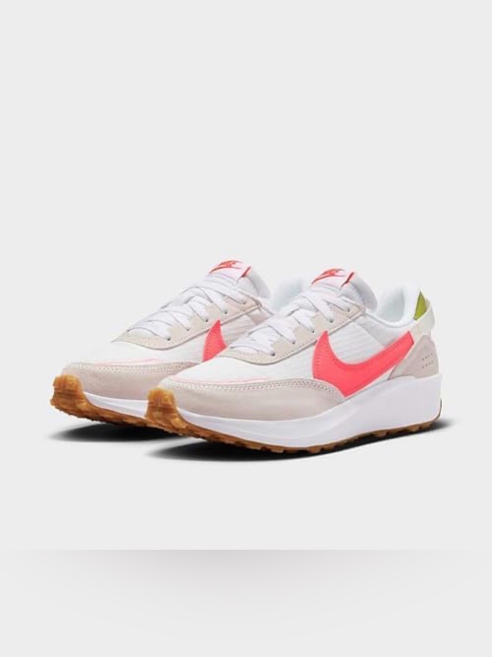 Nike Waffle Debut Vintage Running Shoe Women 7.5 White Hot Punch retro 70’s GUC